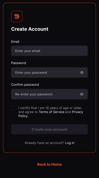 Register at Denode